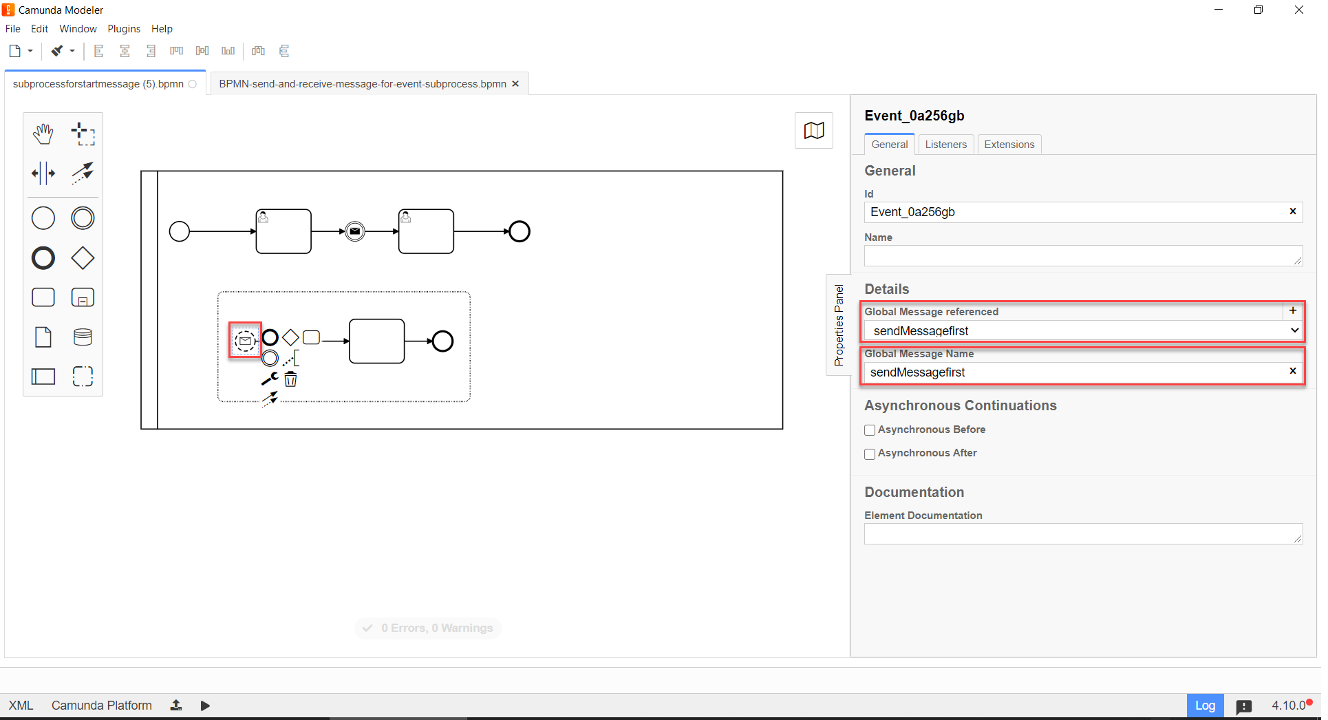 event subprocess 5