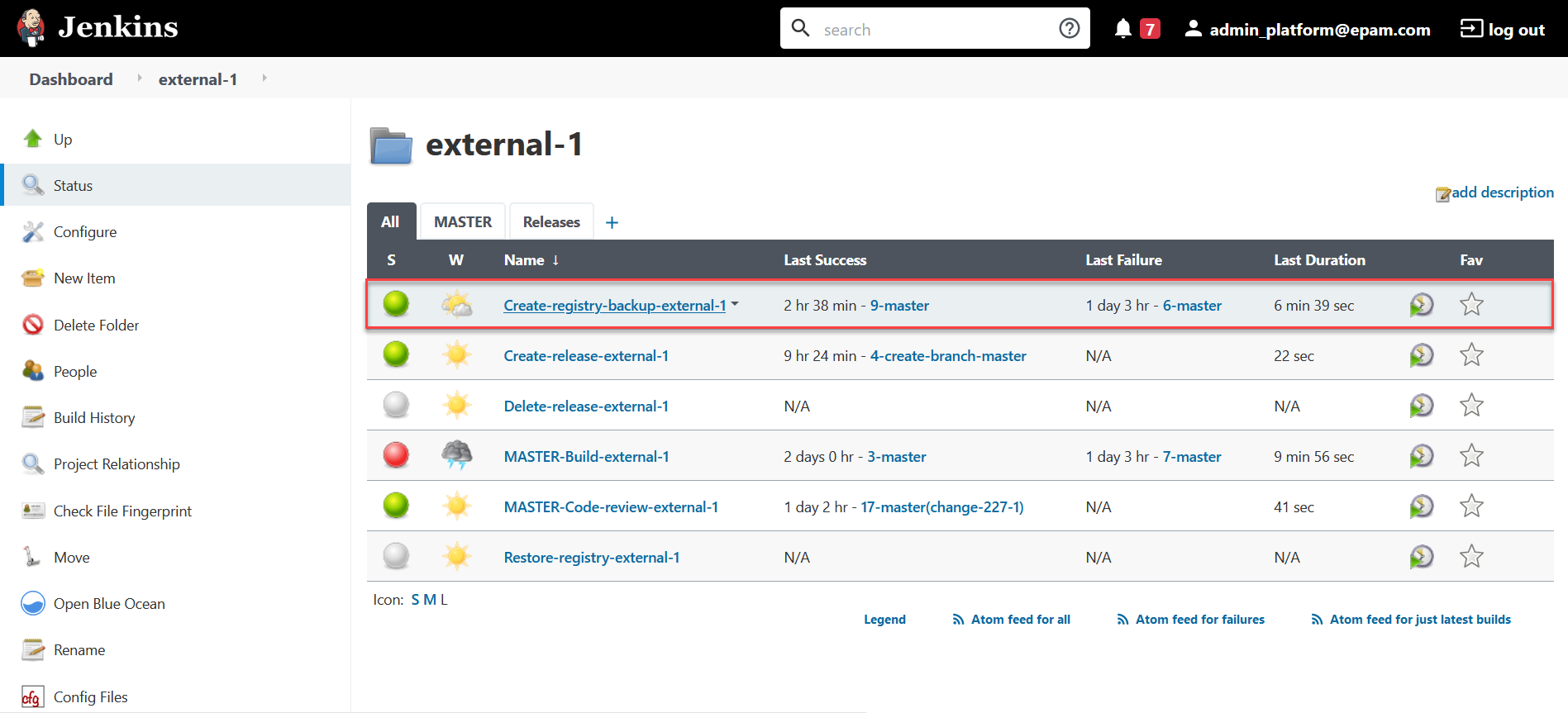 backup schedule registry components 2