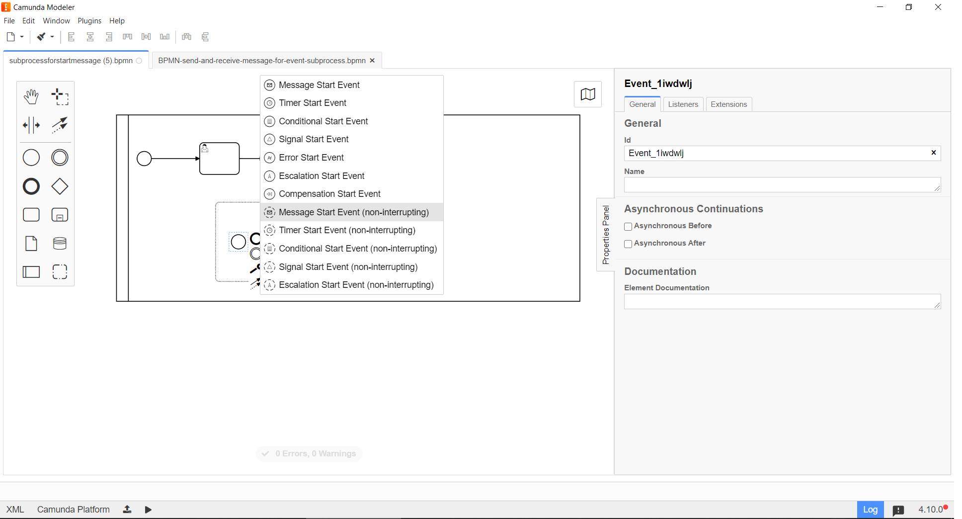 event subprocess 4