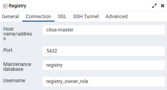 db connection pgadmin 6