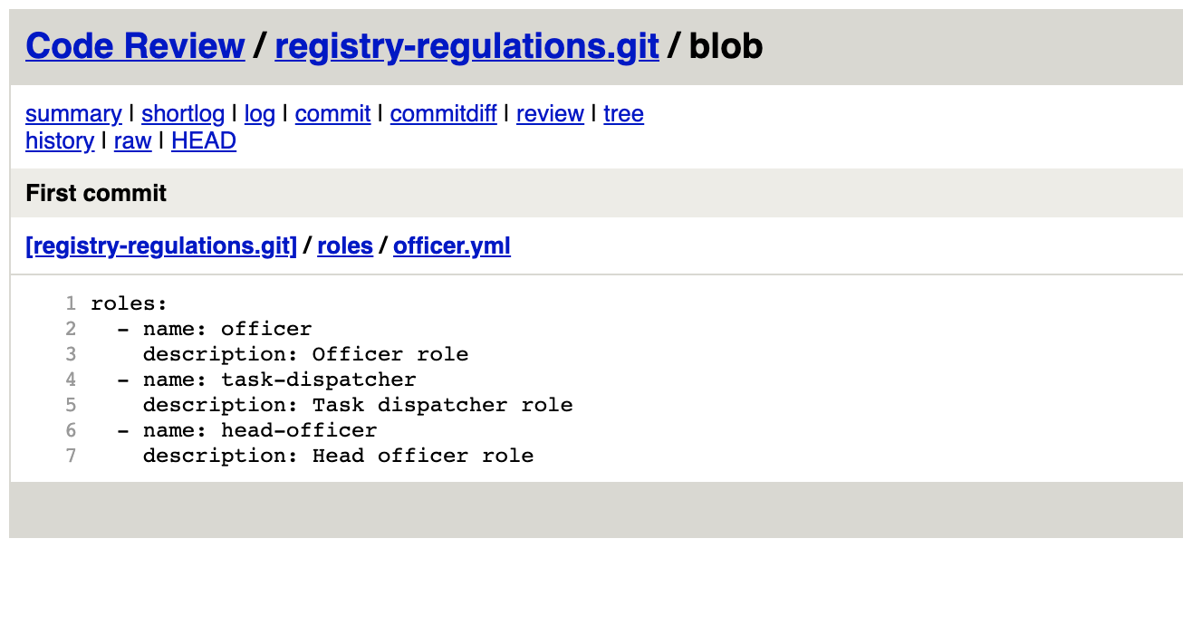 registry roles