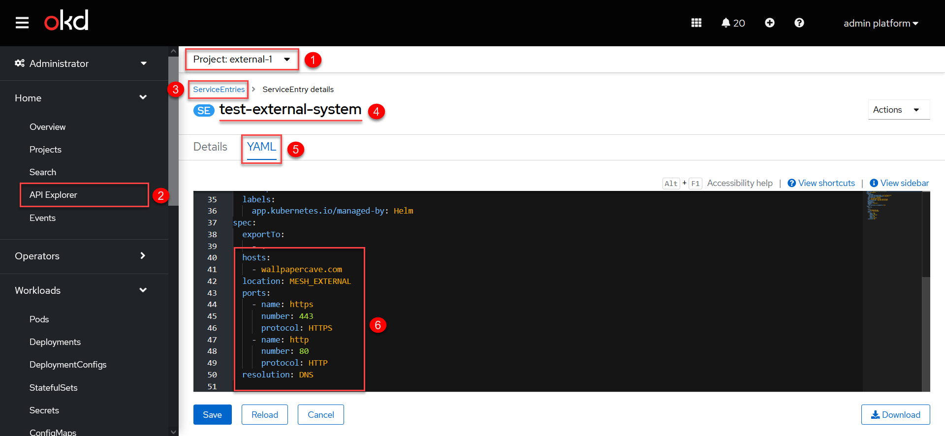 cp ext sys 6