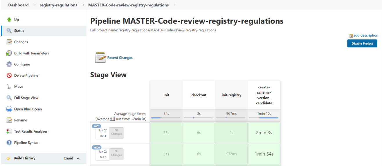 review db changes before merge 16