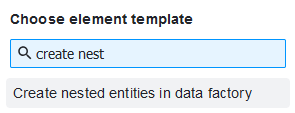 create nested entities 1