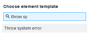 throw system error 1