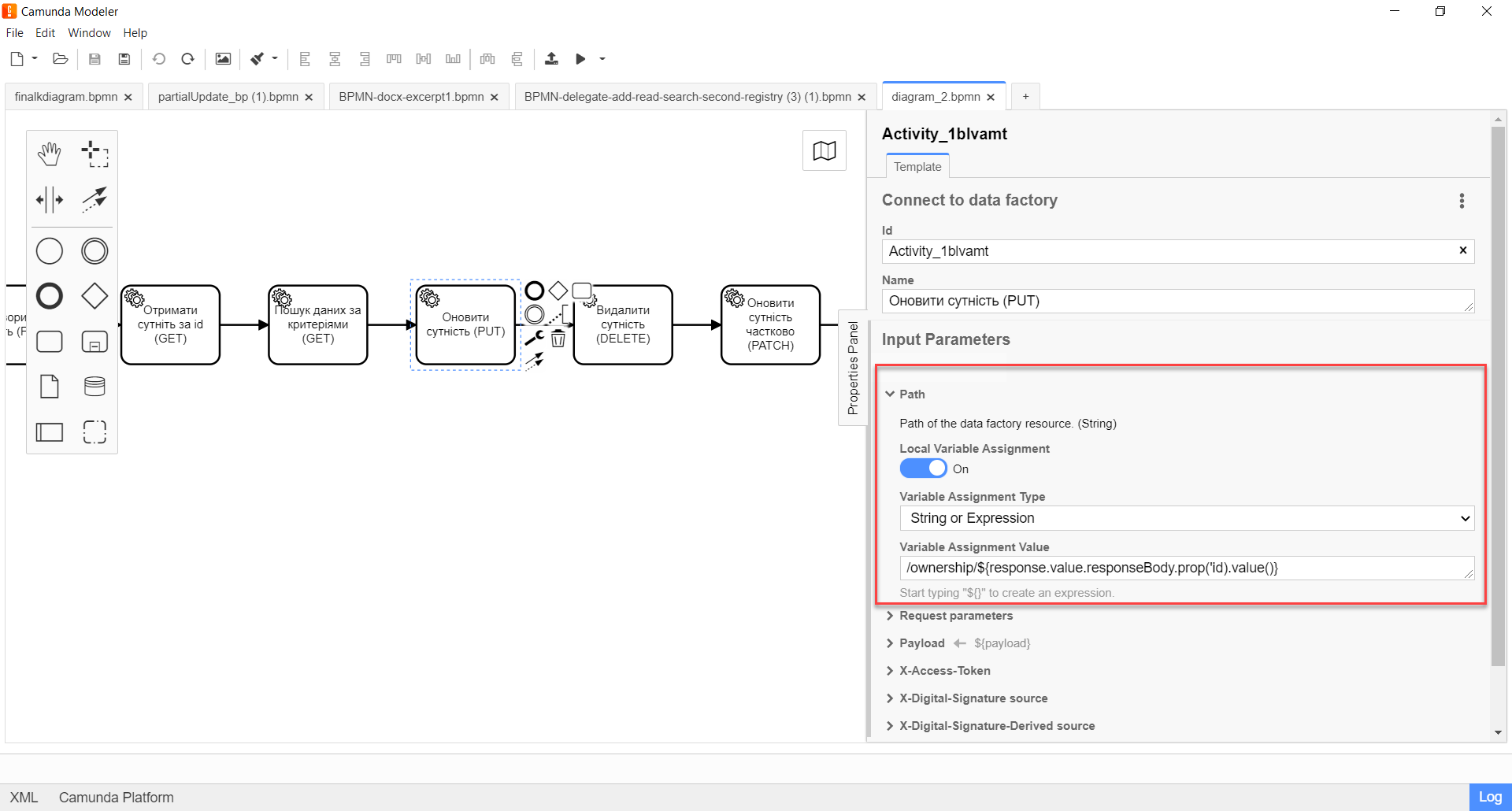 connect to data factory delegate 20