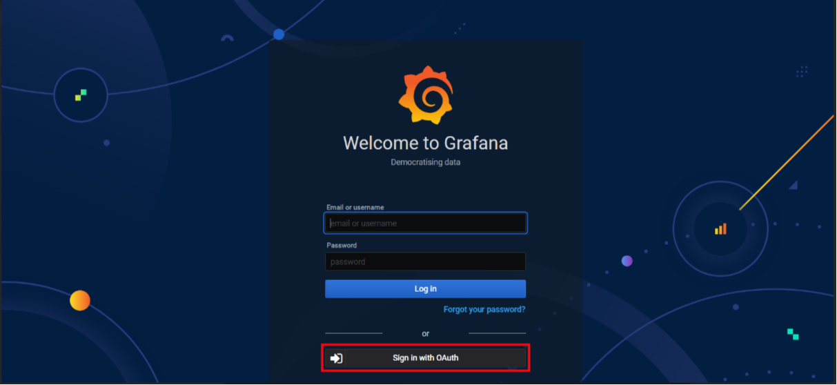 09 sign in grafana