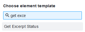 get excerpt status 1
